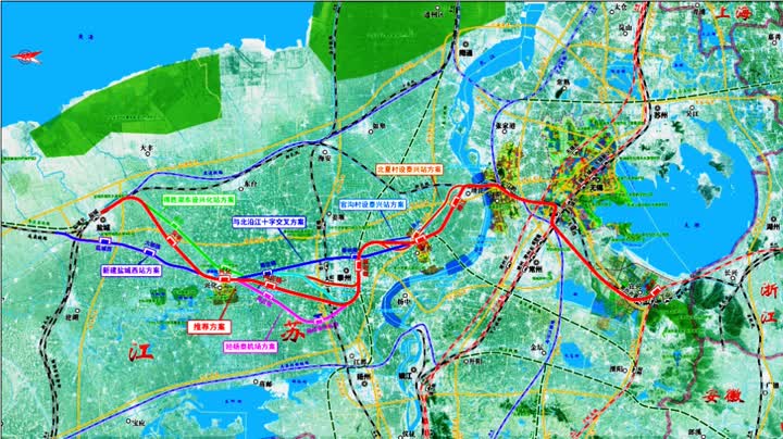 江蘇明年開工這些鐵路 北沿江高鐵今年開工