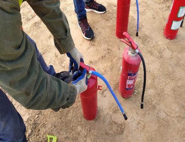 福山区组织开展建筑工地消防应急演练活动