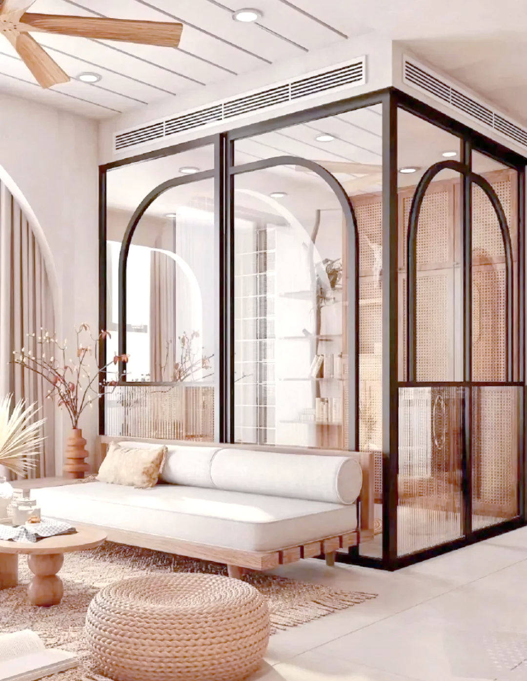 客厅玻璃房如何打造理想空间布局