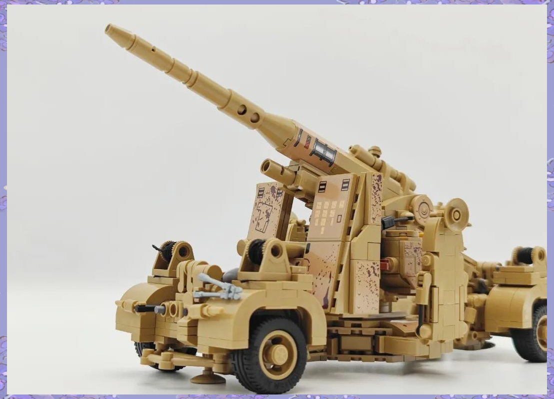 德国88毫米高射炮模型揭秘:为何拥有众多零件?