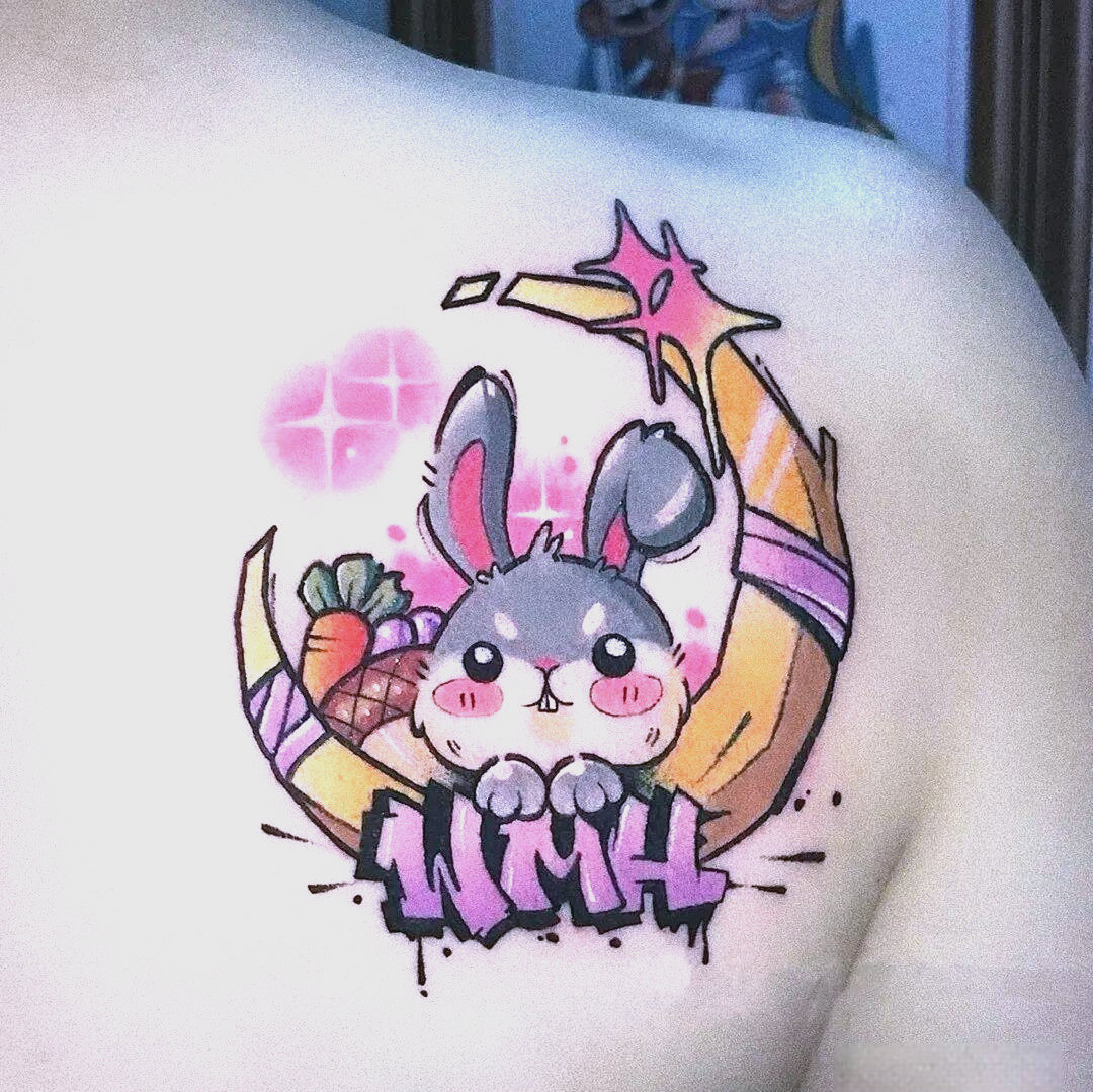 兔子纹身的文化魅力与全面护理指南