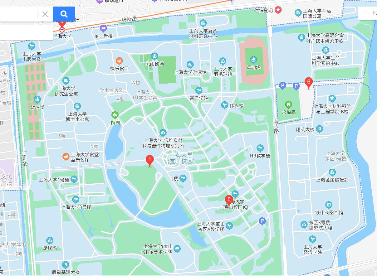 上海大学校园地图