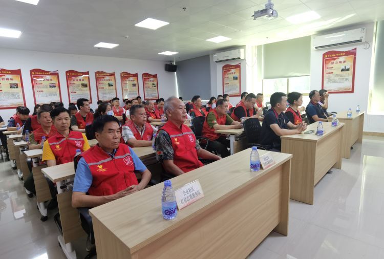 园山街道退役军人红星志愿服务队举行换届选举大会