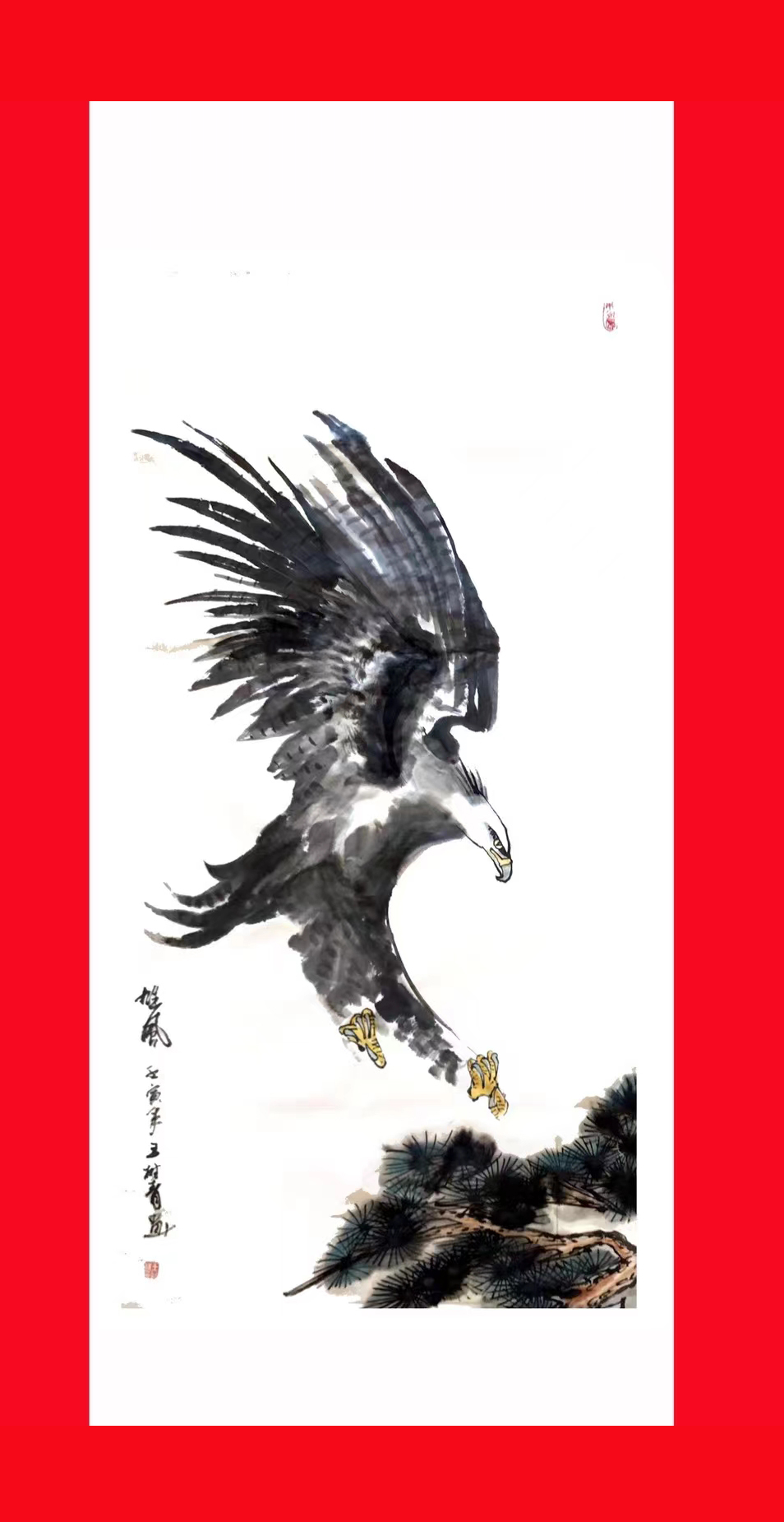 王树青雄鹰作品欣赏