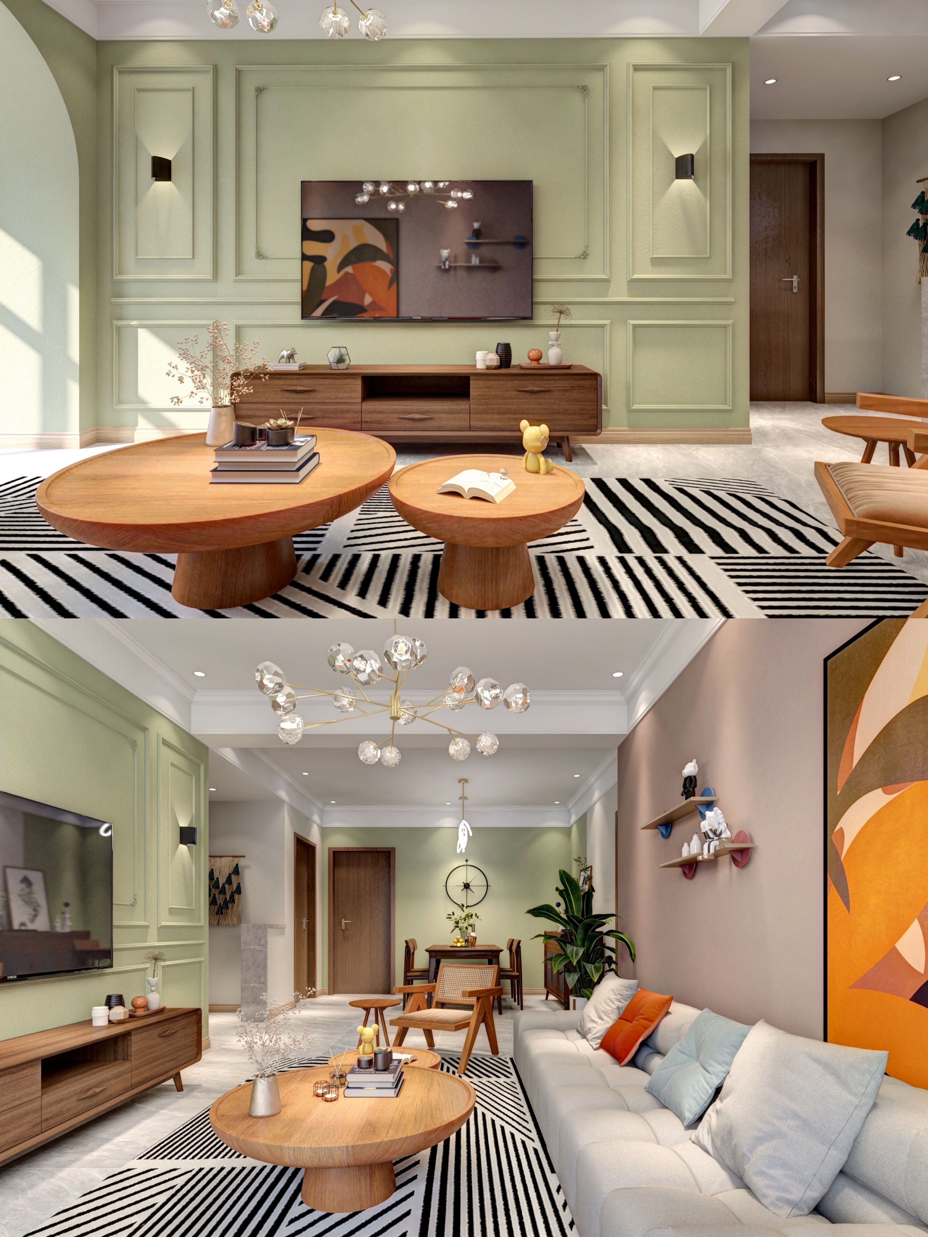 艺术墙漆—打造多彩空间的艺术漆效果图