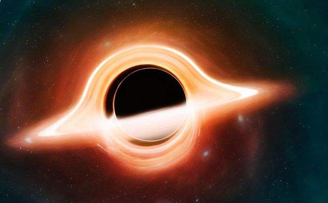 银河系中央黑洞图片