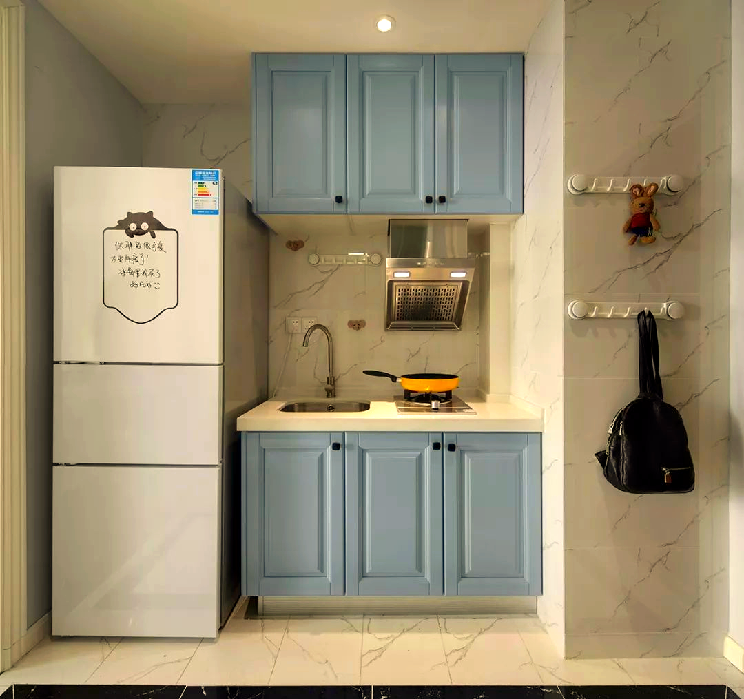 50平米美式风小户型单身公寓,打造温馨惬意的小窝