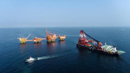 我国最大规模海上油田群岸电项目渤中19-6区块完成电力动力平台海上