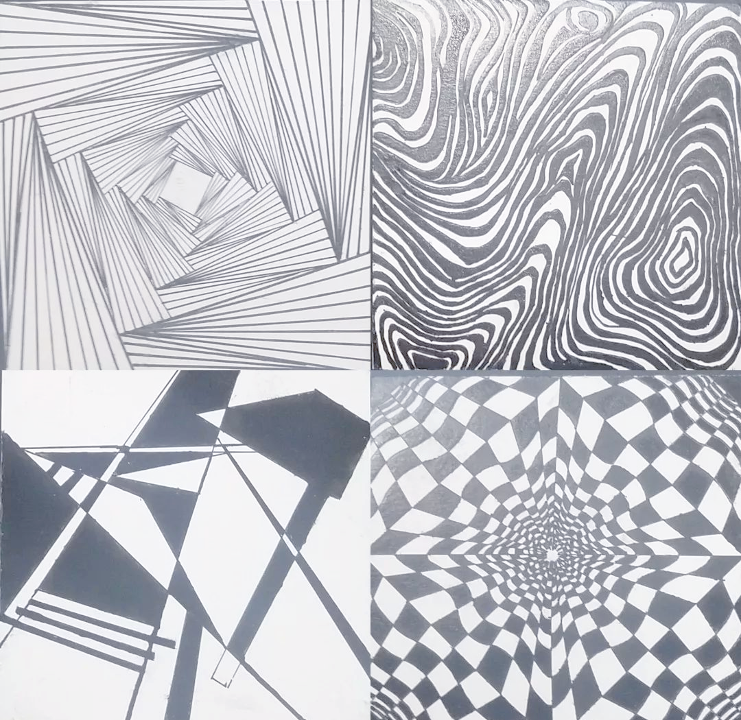 平面构成——点线面优秀作品集锦