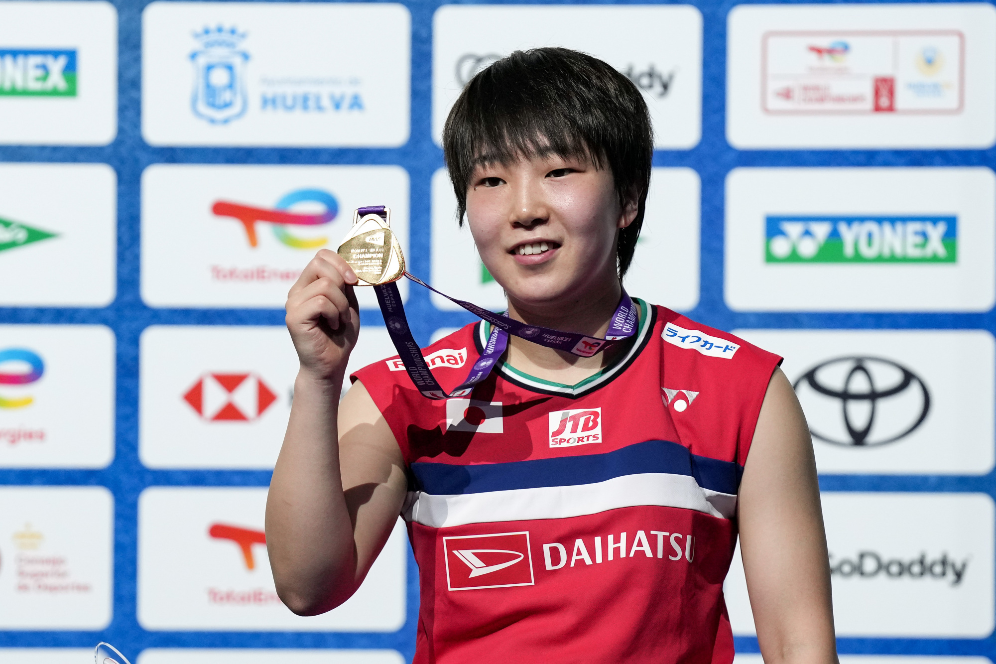 羽毛球——世锦赛:山口茜女单夺冠