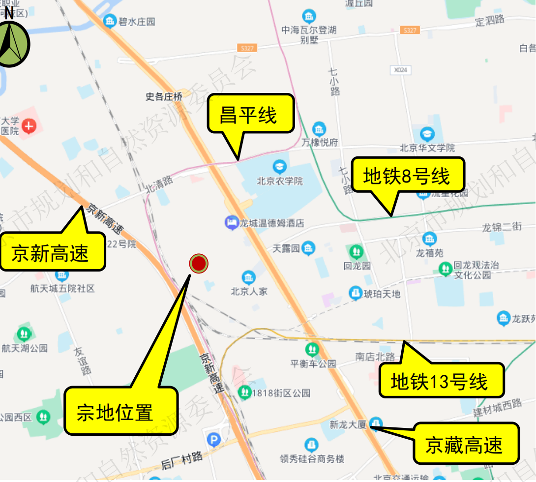 北京生命科学园地图图片