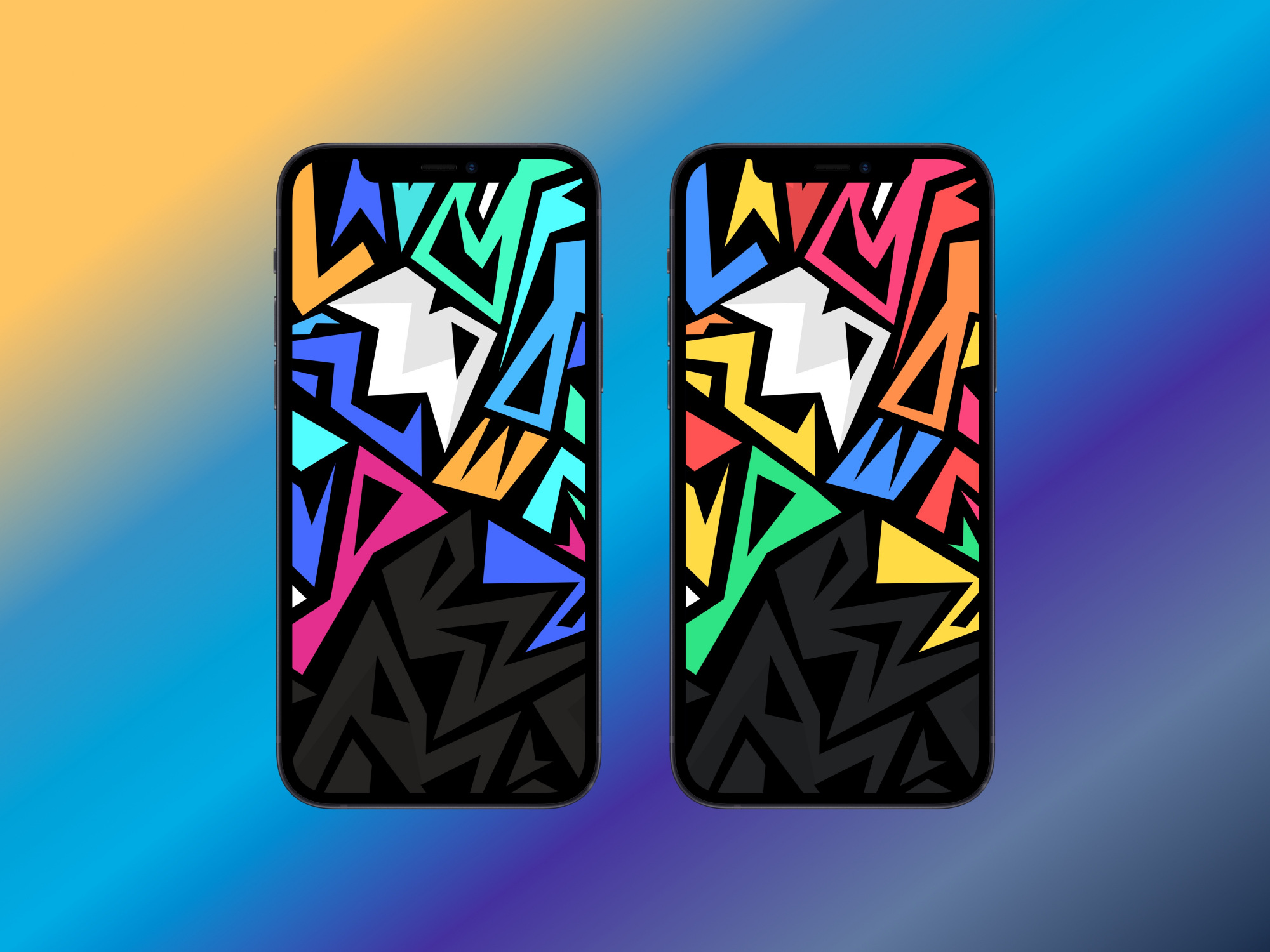 最近整理收藏一组双色壁纸 喜欢吗 高清壁纸无水印