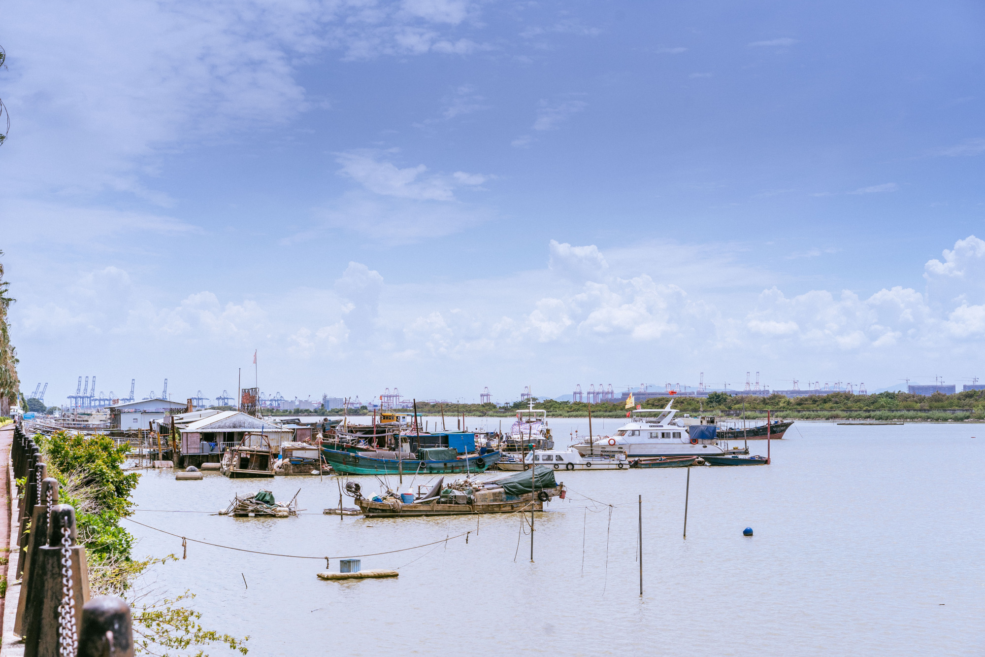 南沙十九涌,景色优美,还可以吃到鲜美的海鲜