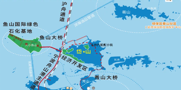 浙江舟山岱山地图图片