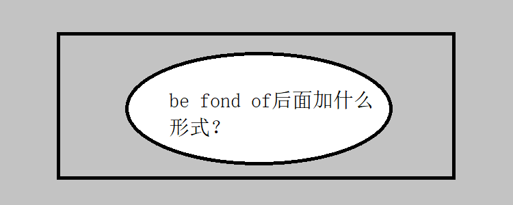 be fond of后面加什么形式?
