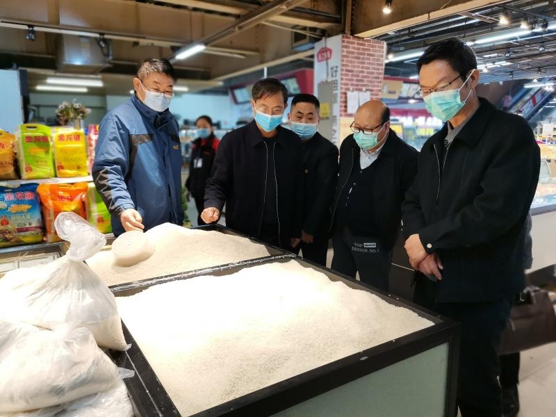 万士其局长赴合肥市检查调研粮油市场供应工作
