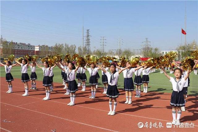 炫彩少年红动一中,滨州开发区一中2021年体育艺术节开幕