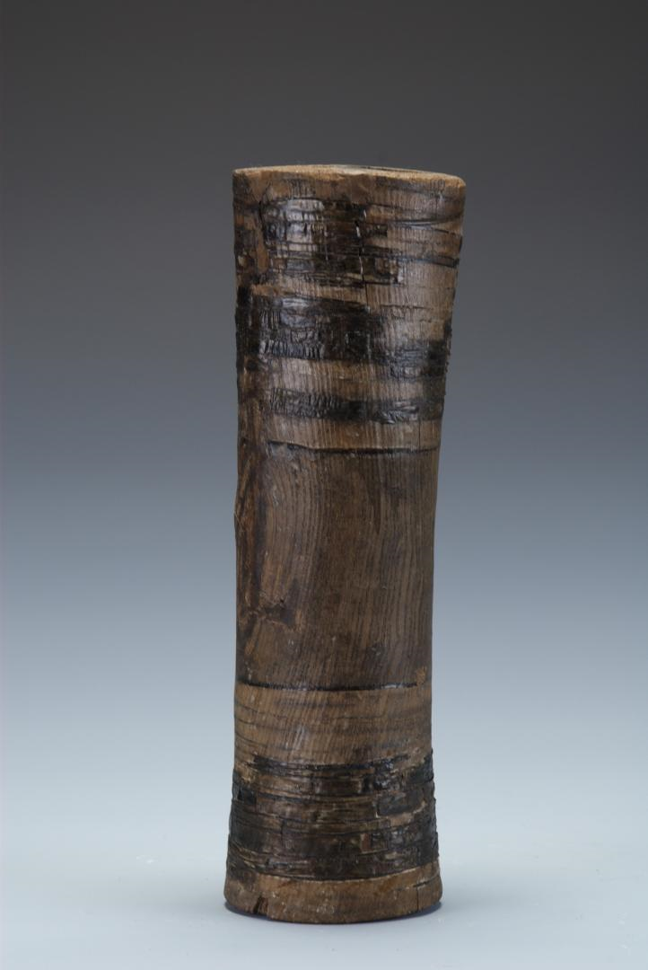 禁止出境文物之"河姆渡文化木胎朱漆碗"