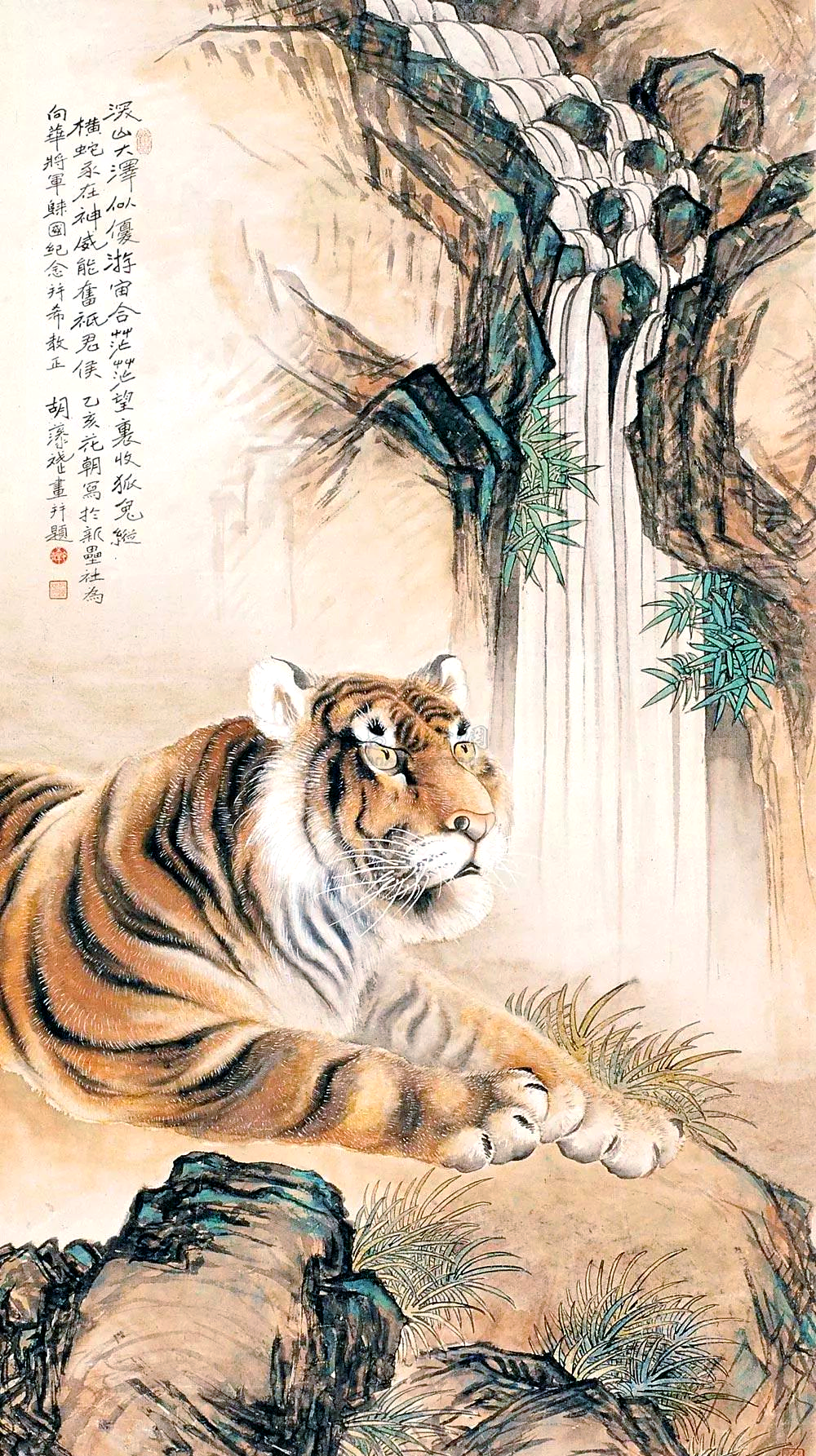 中国画虎名家大盘点,他们如何用画笔诠释虎的百兽之王