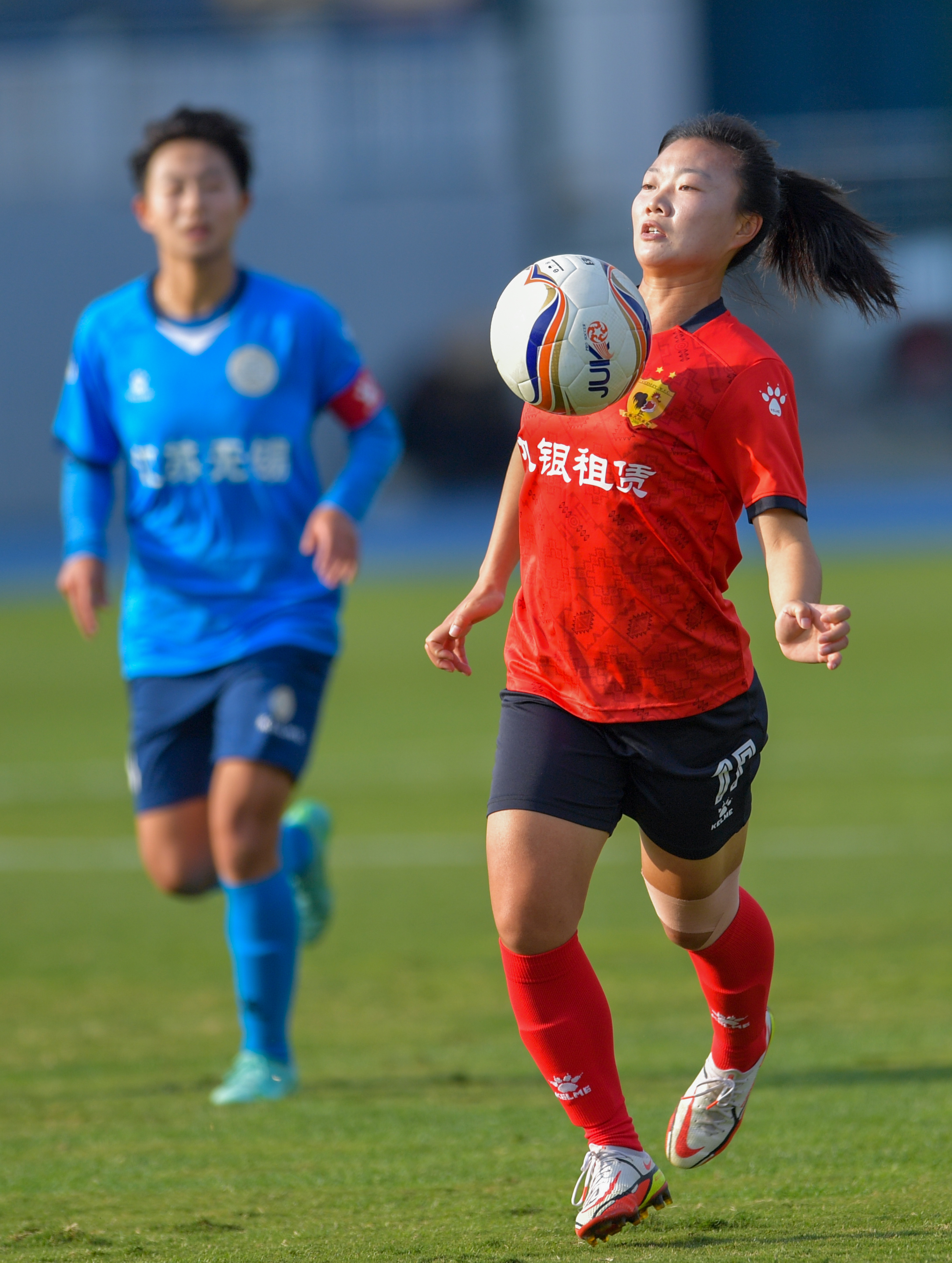 足球——女超联赛:江苏无锡女足胜长春九银租赁(2)