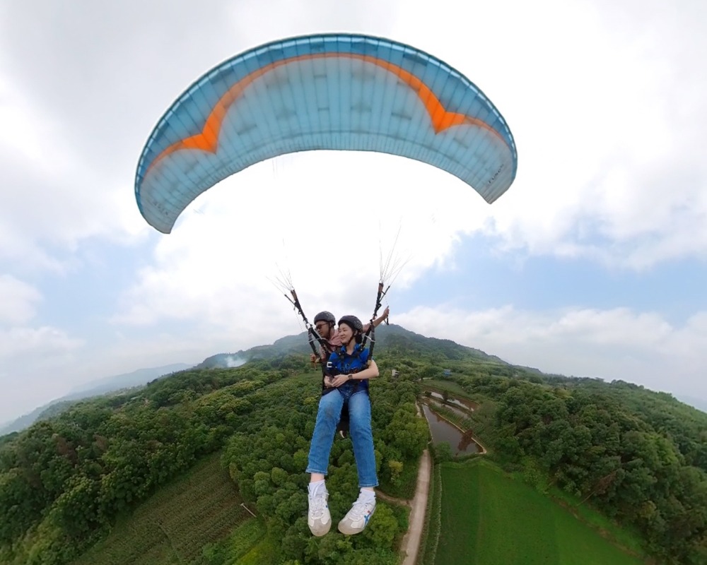 图片新闻|巴南:乐享滑翔伞运动