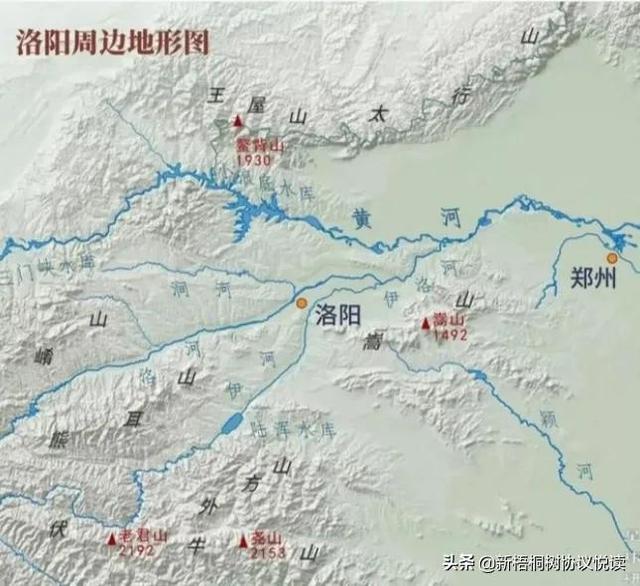 黄河洛水地图