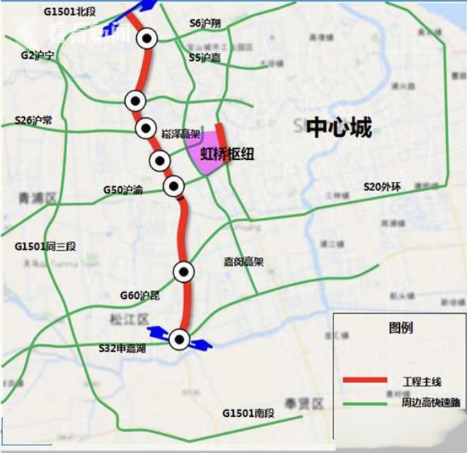 重磅 沈海高速g15公路上海嘉金段改扩建工程全线启动