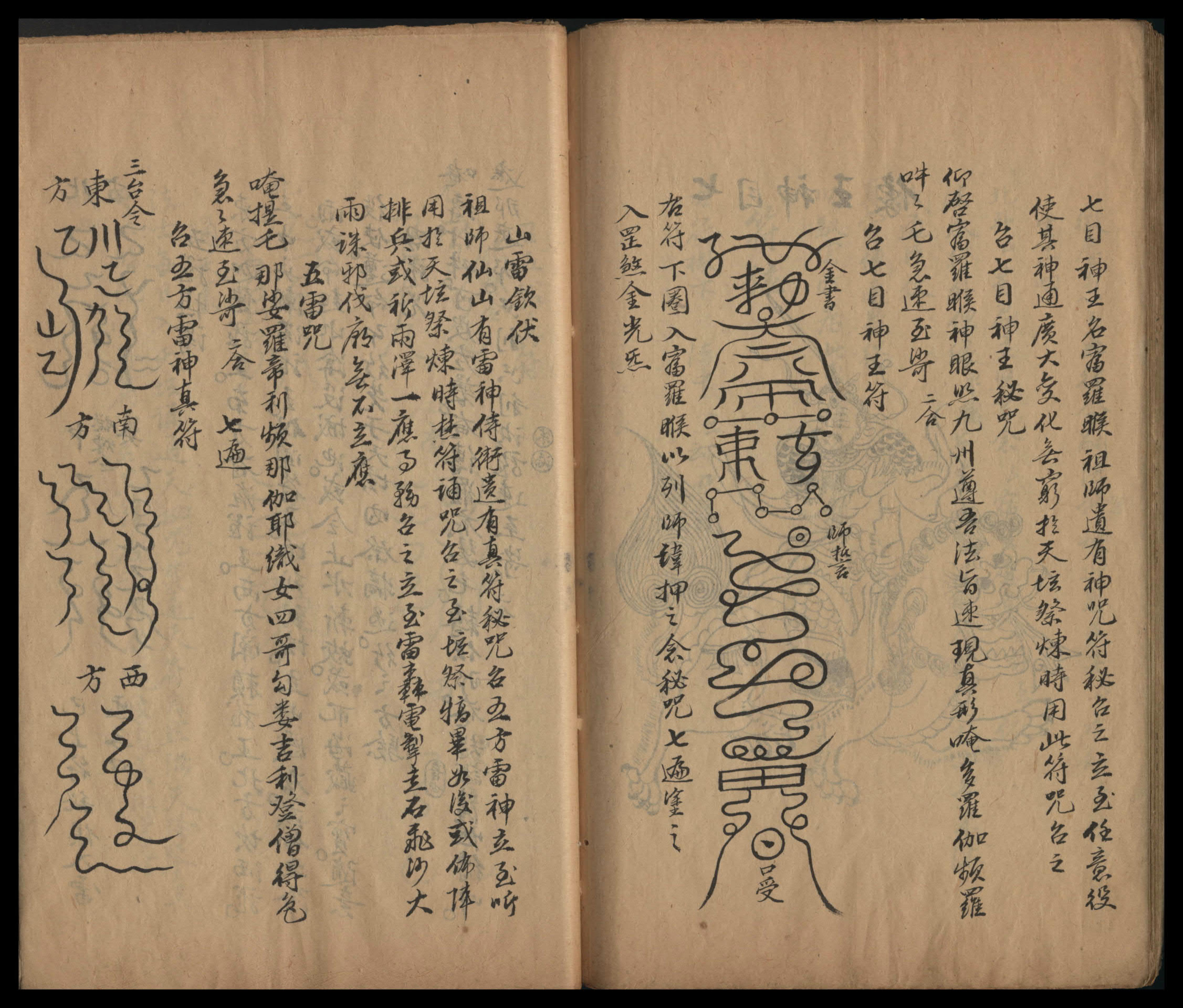 道教符咒法本《龍虎山三臺天書》澳大利亞國立大學圖書館館藏