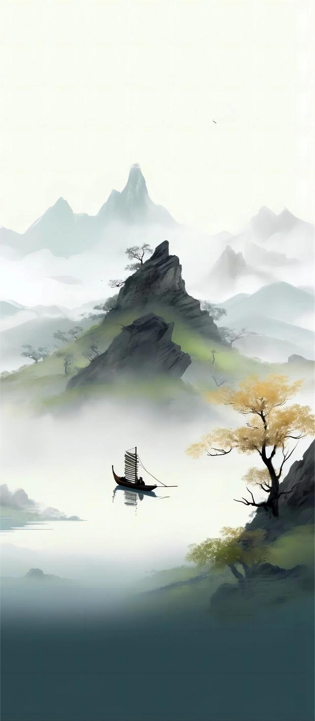 禅境意境壁纸|孤舟蓑笠翁,独钓寒江雪