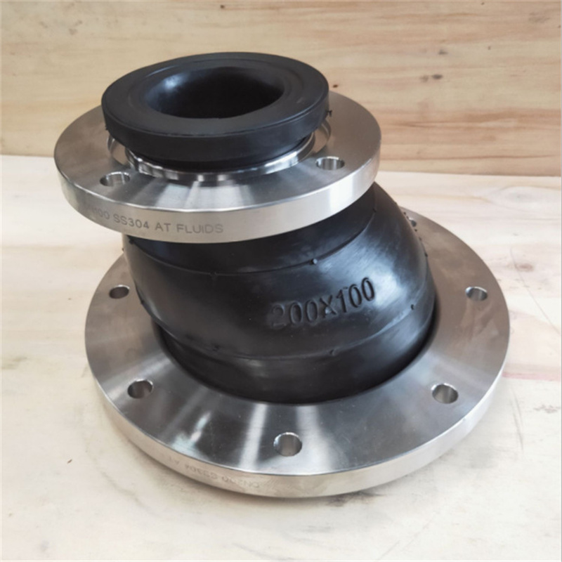 同心异径橡胶接头的连接方式