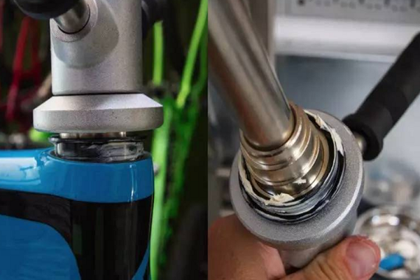 自行车前叉碗组安装