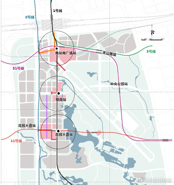 合肥S1号线路图图片