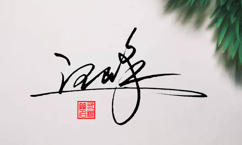 汪峰的"6种"艺术签名设计