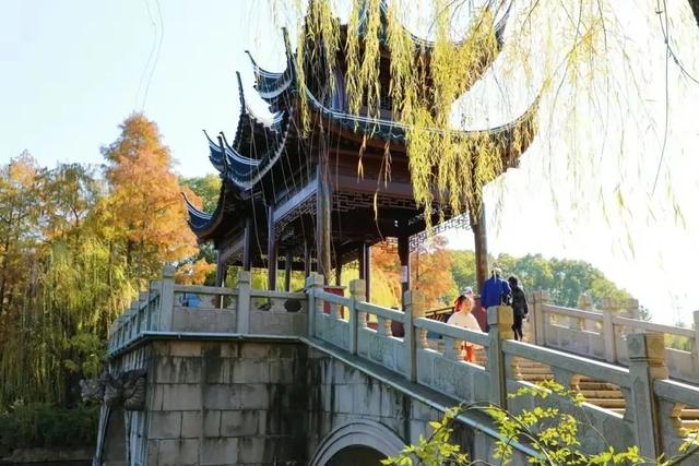 上海古华公园深秋韵味