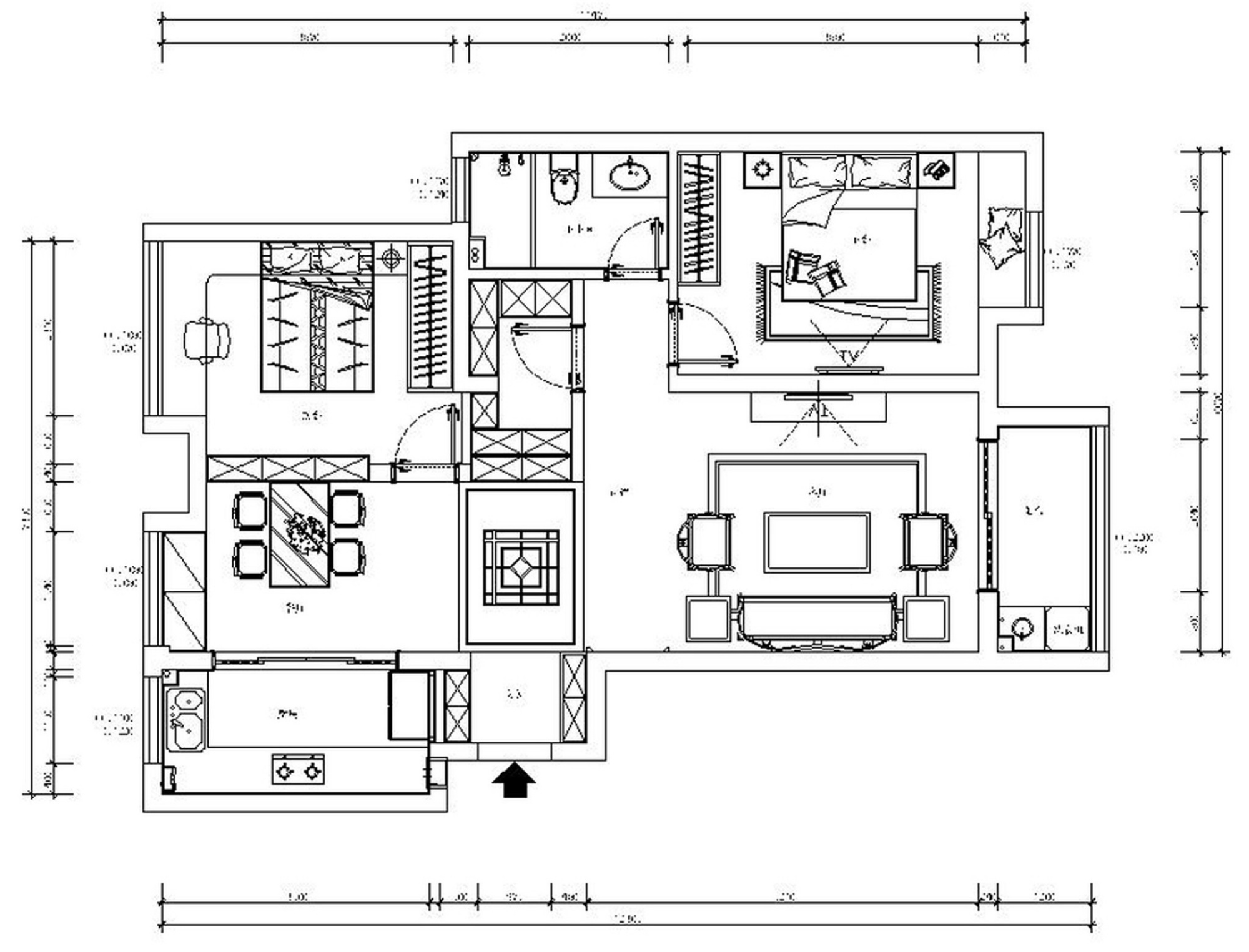 108平米三居室如何装修?装修好不好?-东方蓝海装修