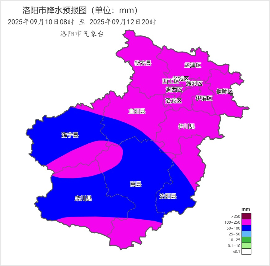 暴雨,大暴雨!黄色预警!洛阳5天有雨