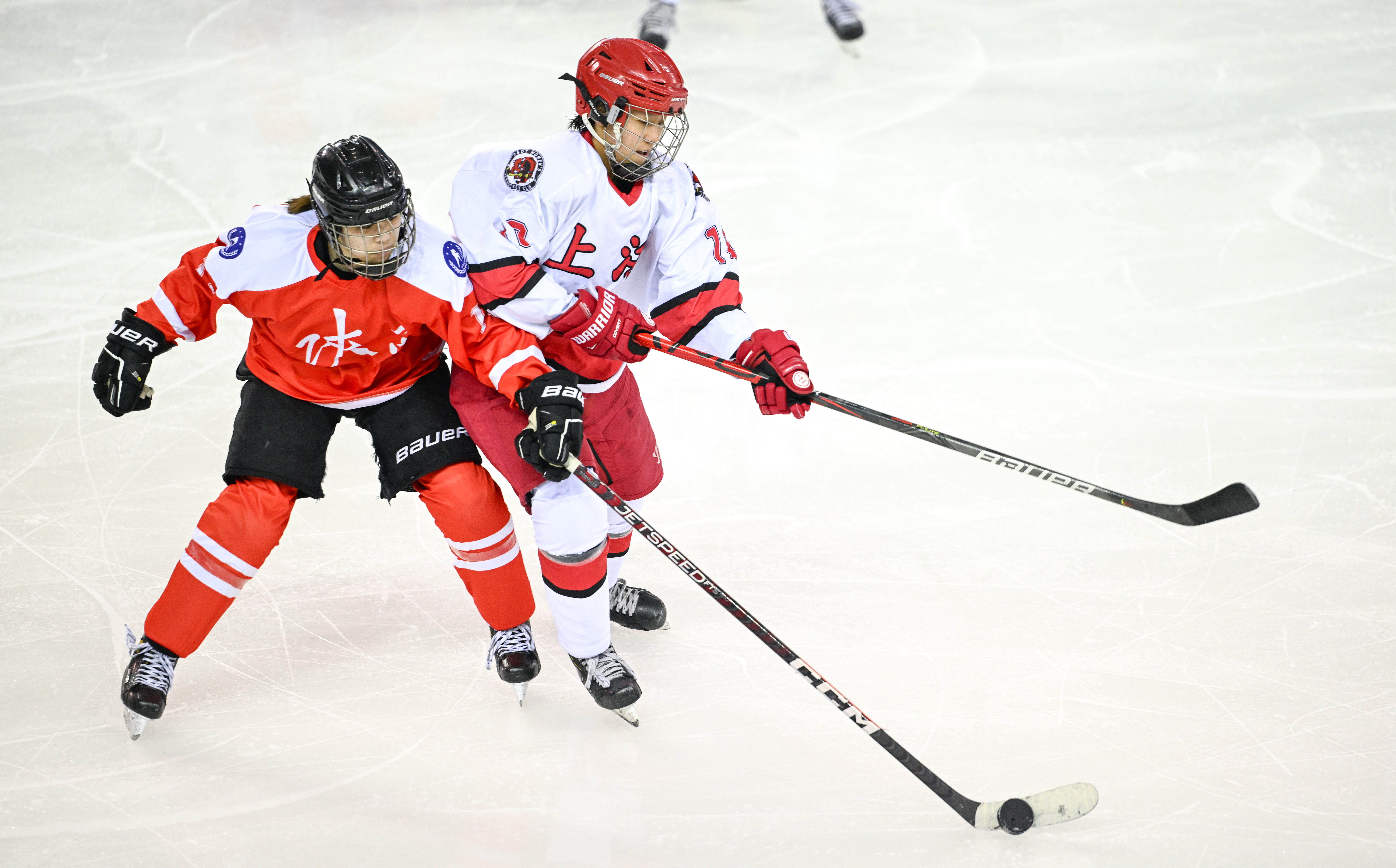 冰球——女子(公开组)比赛:陕西不敌上海