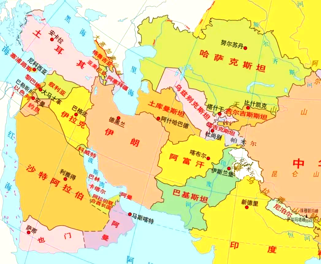 波斯湾沿岸多个国家的介绍与特点
