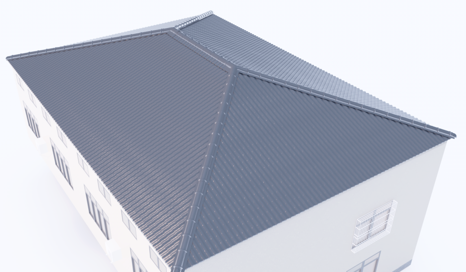 四坡水树脂瓦屋顶:耐用美观的建筑新选择