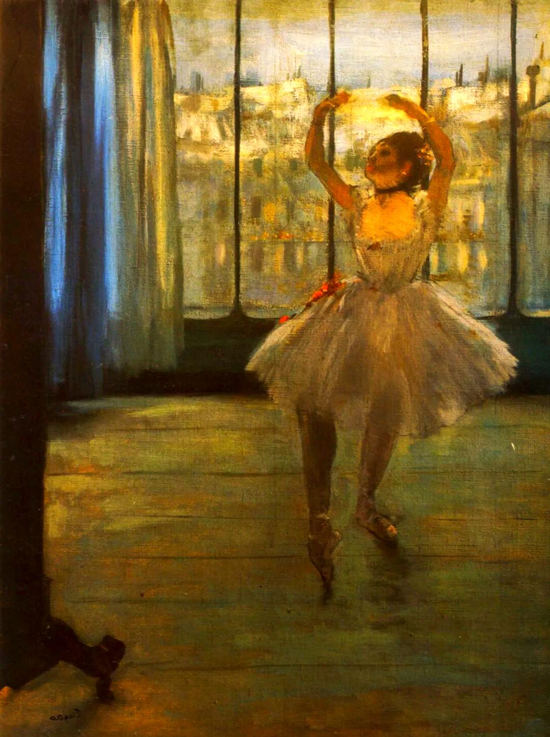 德加的芭蕾舞画作:流动线条与内心世界的共鸣