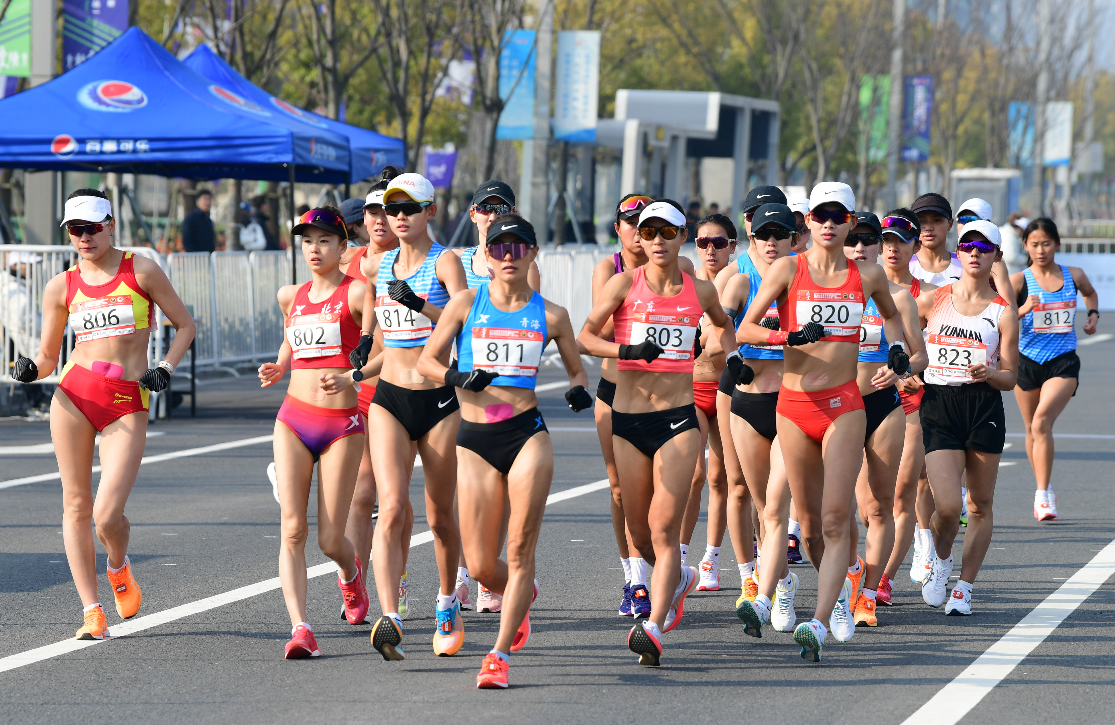 田径——巴黎奥运会选拔赛(第1站):女子组竞走混合接力选拔赛赛况