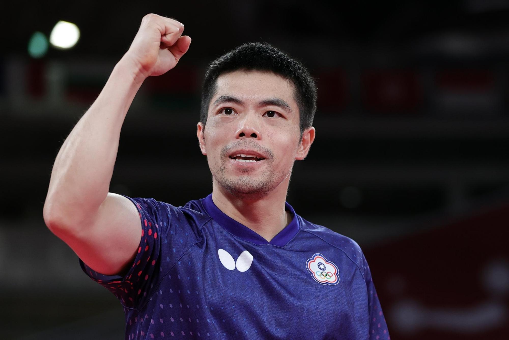 乒乓球——男子单打:庄智渊胜黄镇廷