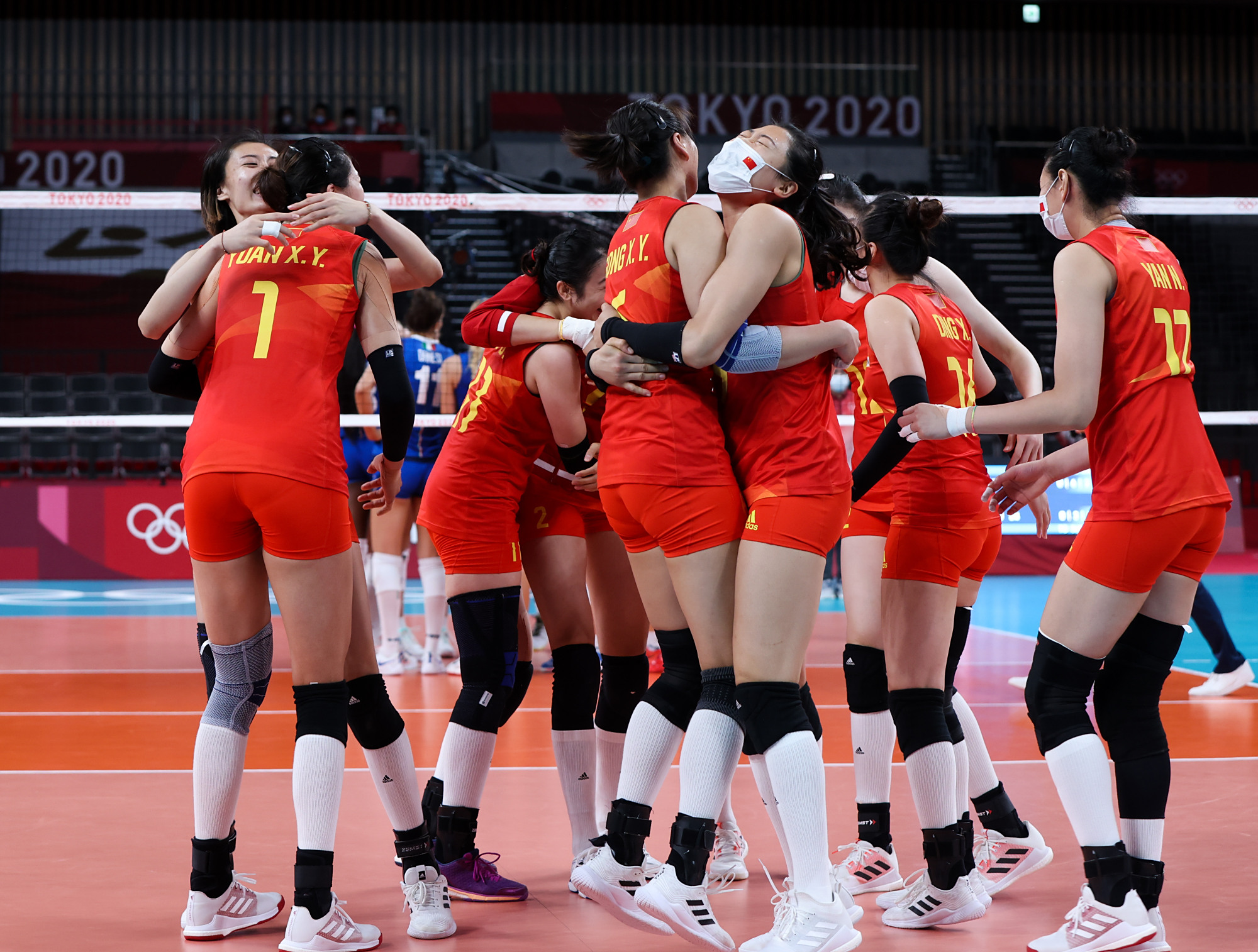 东京奥运会|女排小组赛:中国胜意大利