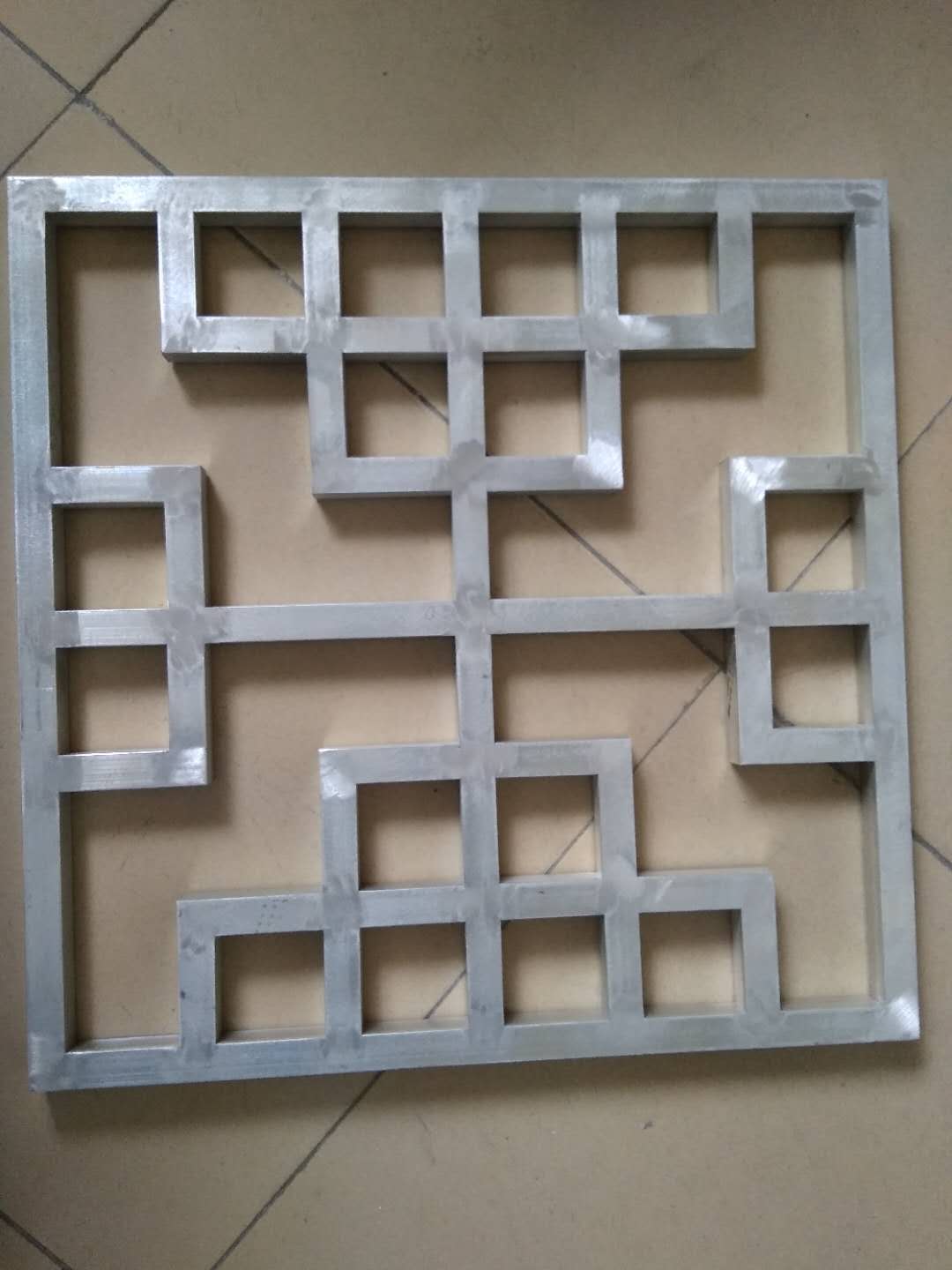 复古万字铝花格 外墙窗户万字铝花格防盗