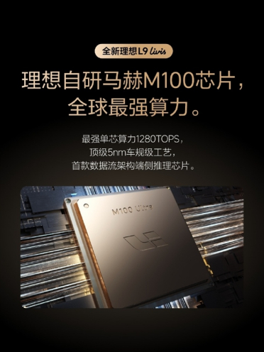 全球最强算力！理想自研马赫M100芯片官宣：理想L9 Livis首发