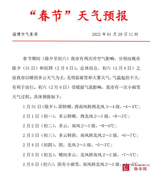 山东省淄博市天气预报马上知