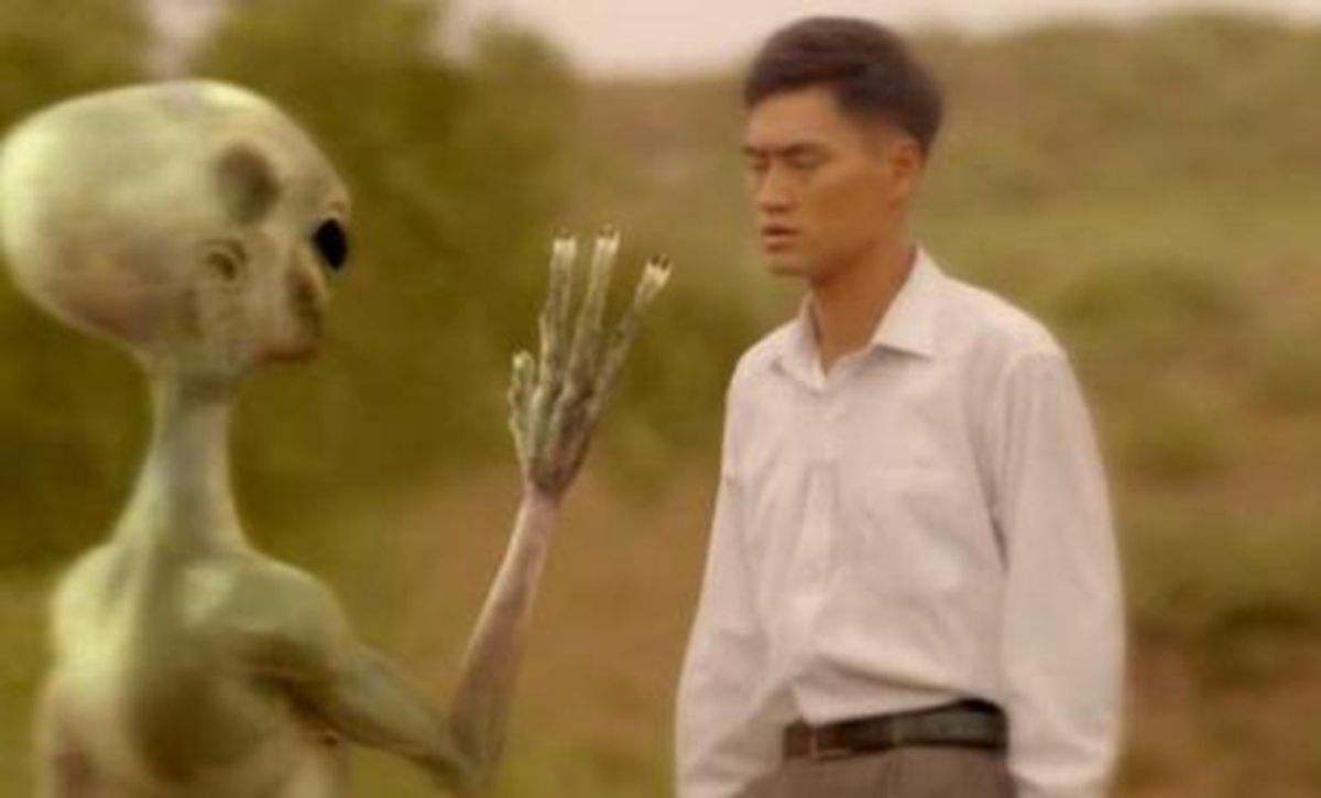 4个外星人来中国 发现图片
