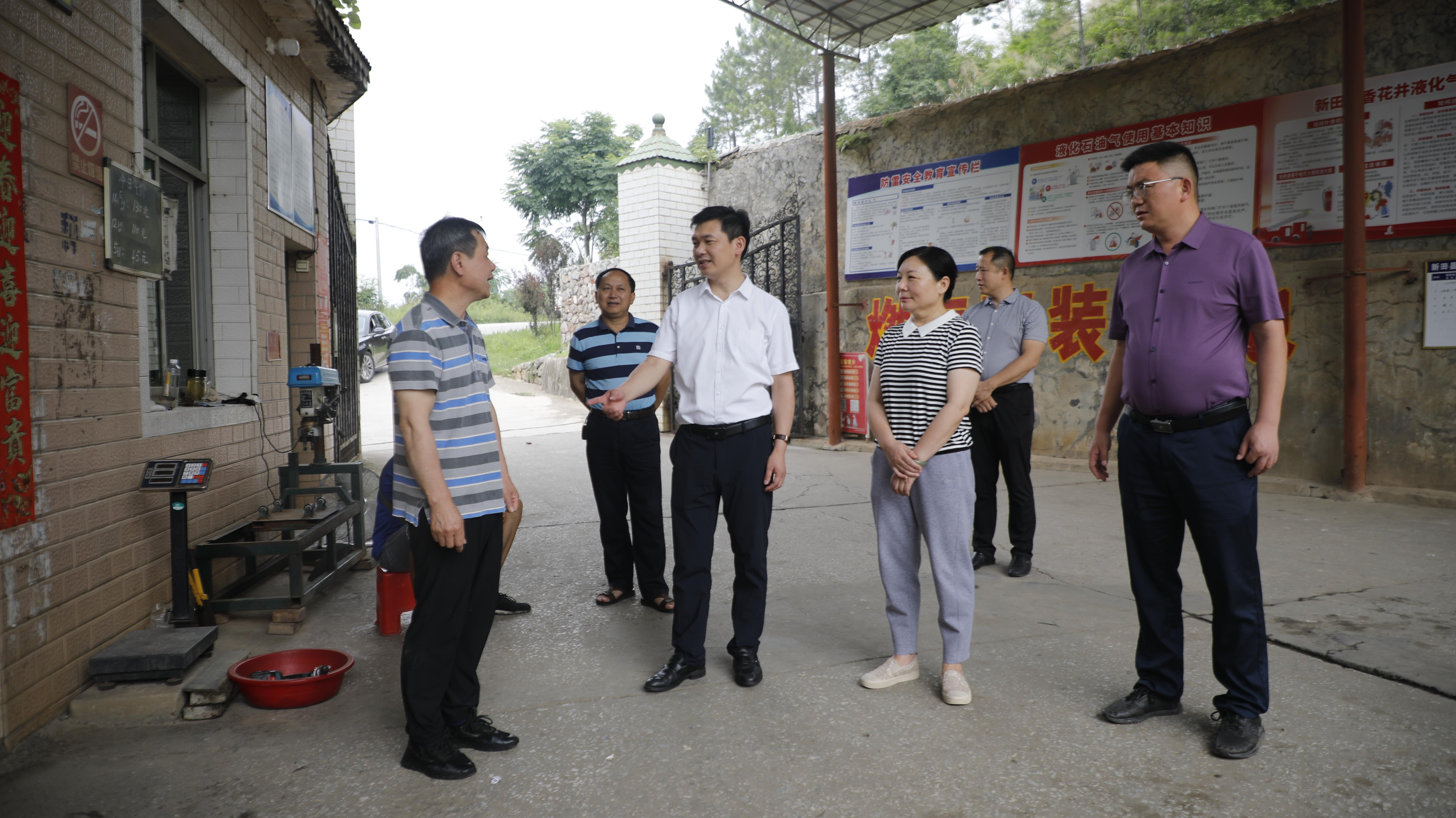 新田:唐清林带队到中山街道检查安全生产工作