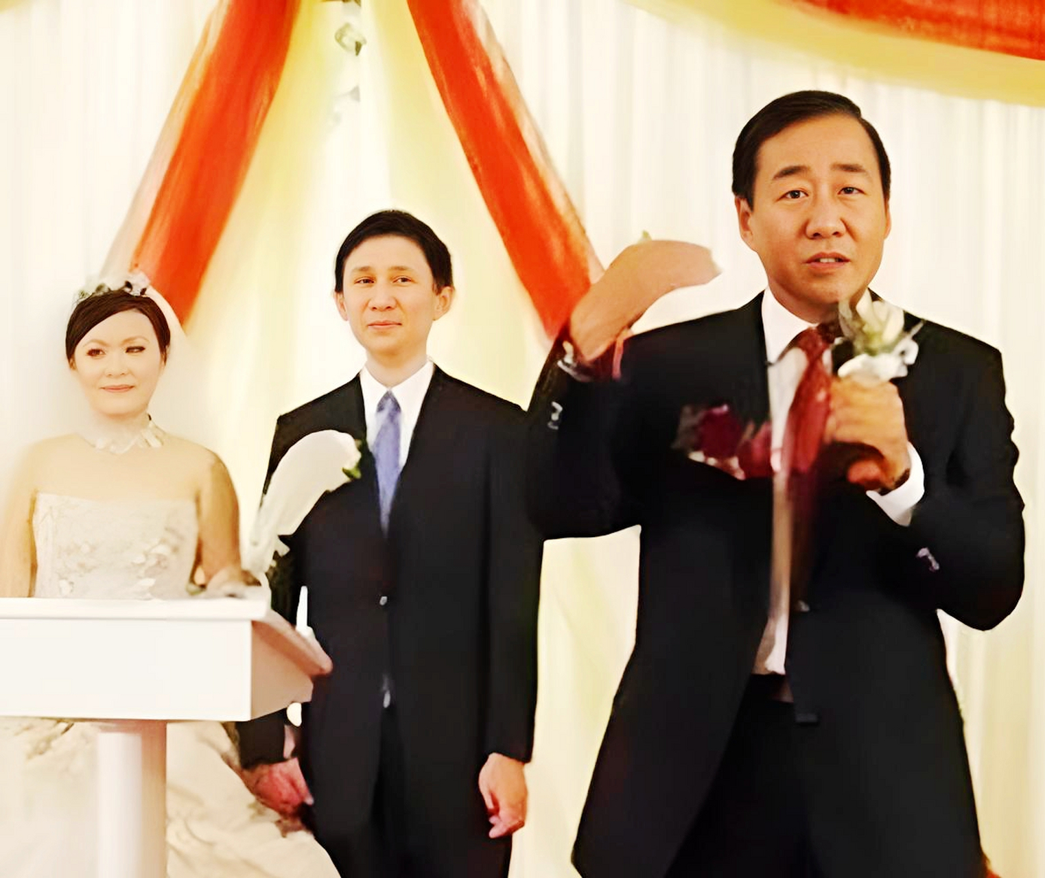 刘源旧照见证李娜王小智结婚.