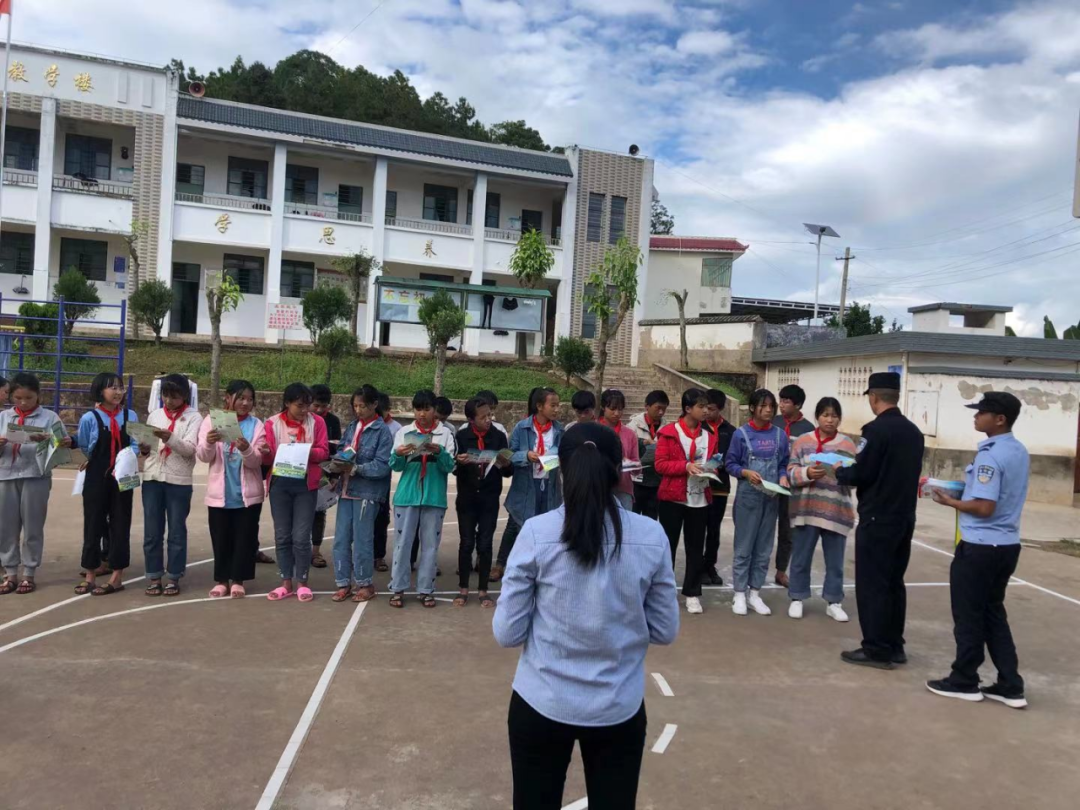 云县公安局后箐派出所深入校园开展禁毒宣传"六进" 活动